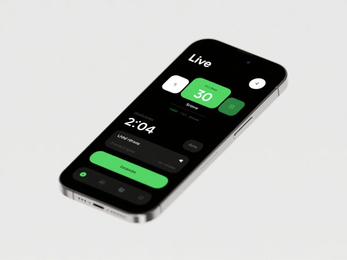 即时比分与数据功能示意图